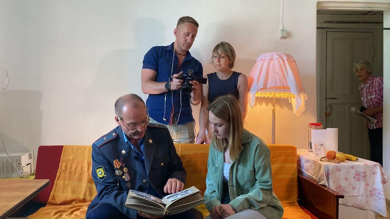 on filming